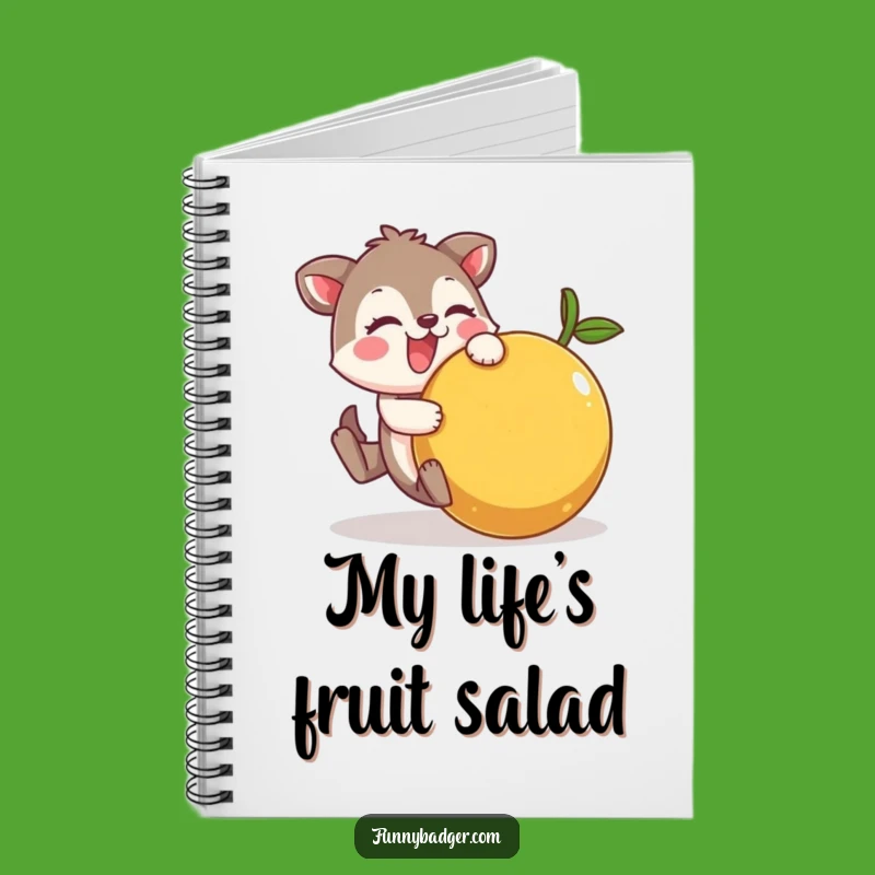 Funny Fruit Tumble Notebook: Jot Down Giggles & Wobbly Fruit Tales