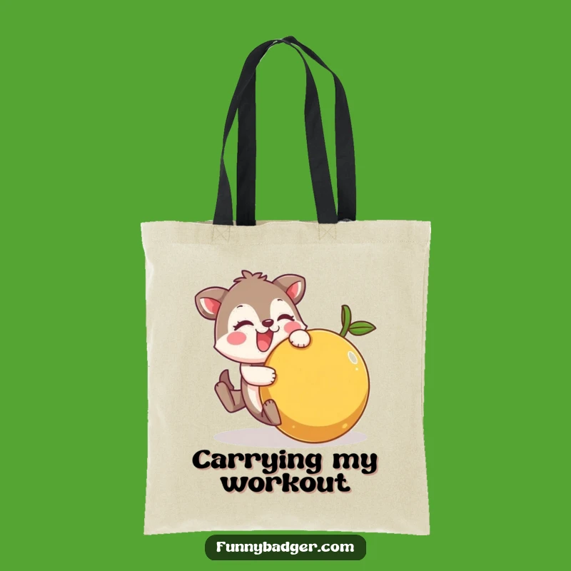 Funny Fruit Tumble Tote Bag: Carry Comedy & Wobbly Fruit Fun